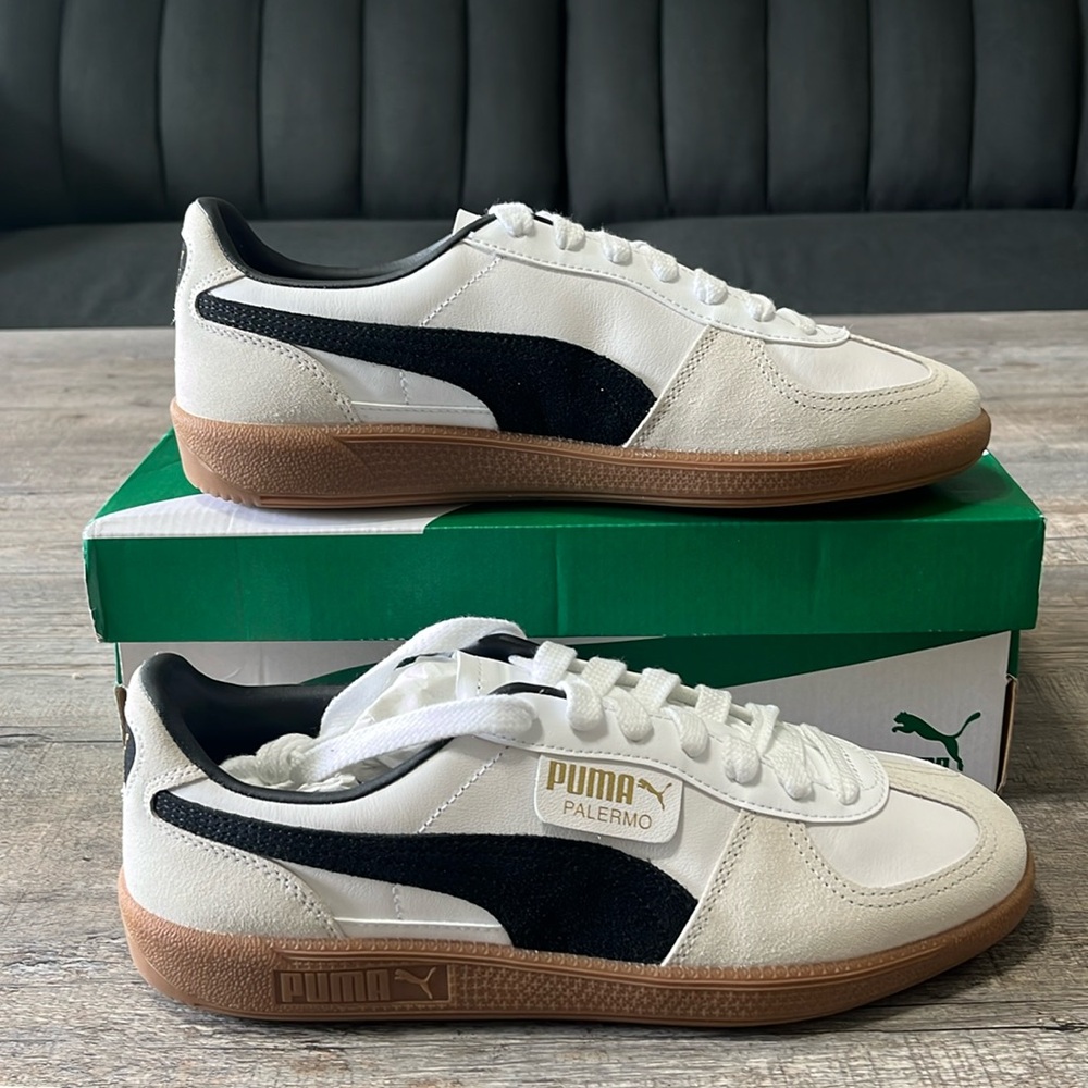 NWT Puma Palermo Leather Women's Sneakers - 39764701 - Picture 12 of 16